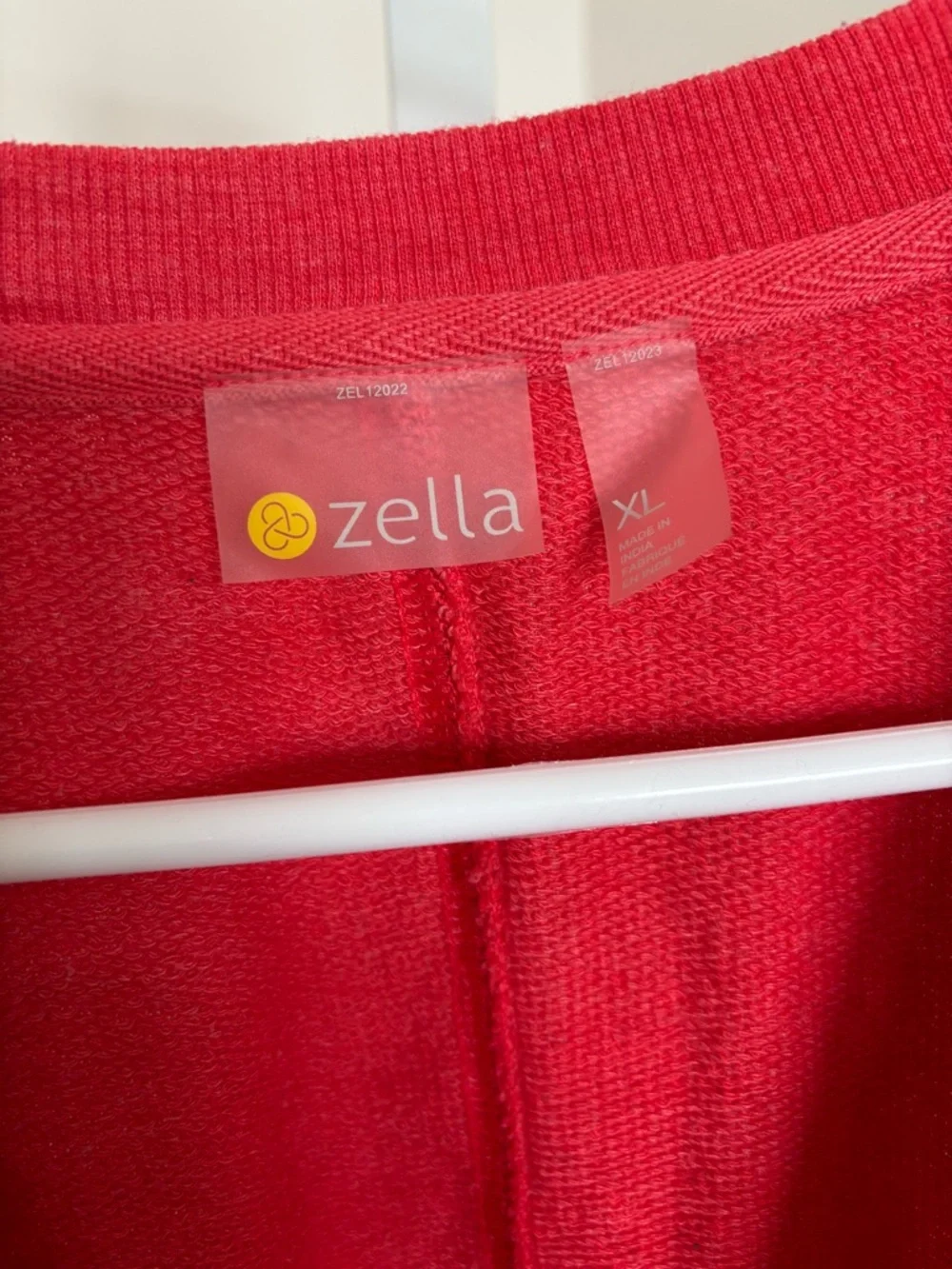 Zella Red Crewneck Sweatshirt - Picture 3 of 3